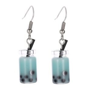 *EGYPT* Blue Bubble Tea Fashion Earrings